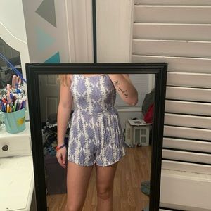 Small Open Back Romper